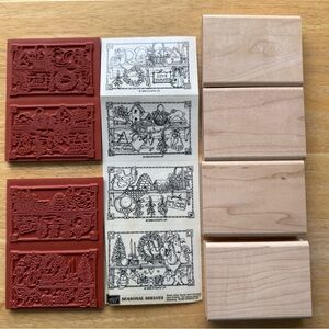 BRAND NEW Stampin' Up! Vintage 1999 “Seasonal Shelves” great gift idea